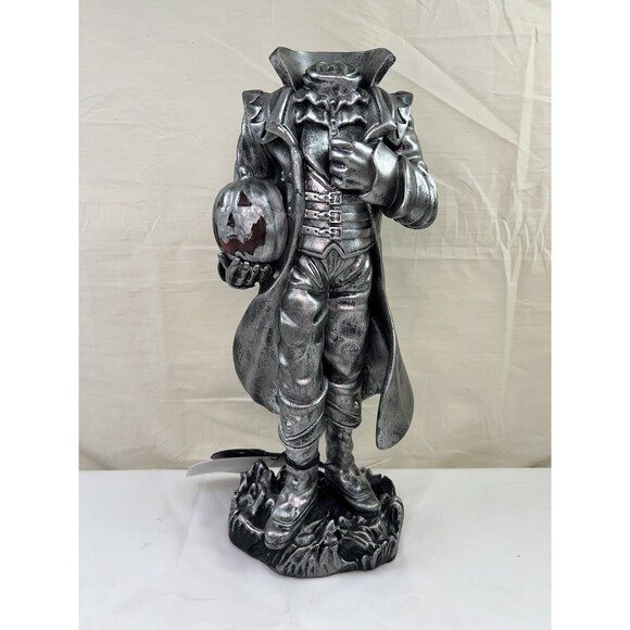 Halloween 15" Sleepy Hollow Headless Horseman Soldier Knight Light Up Statue NWT - Picture 2 of 10